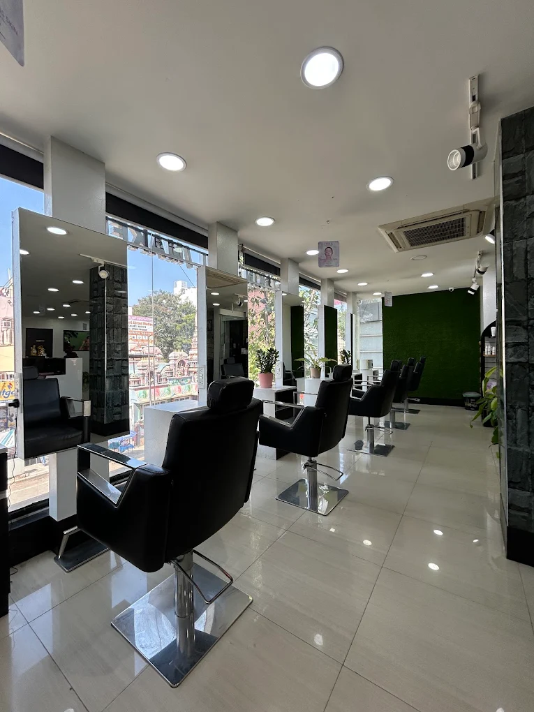 Spacious Hair Bond's salon interior